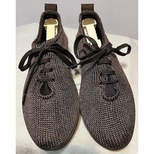 Arcopedico LS Shoes Womens 39 Brown Knit Comfort Lace Up Walking Casual Sneakers